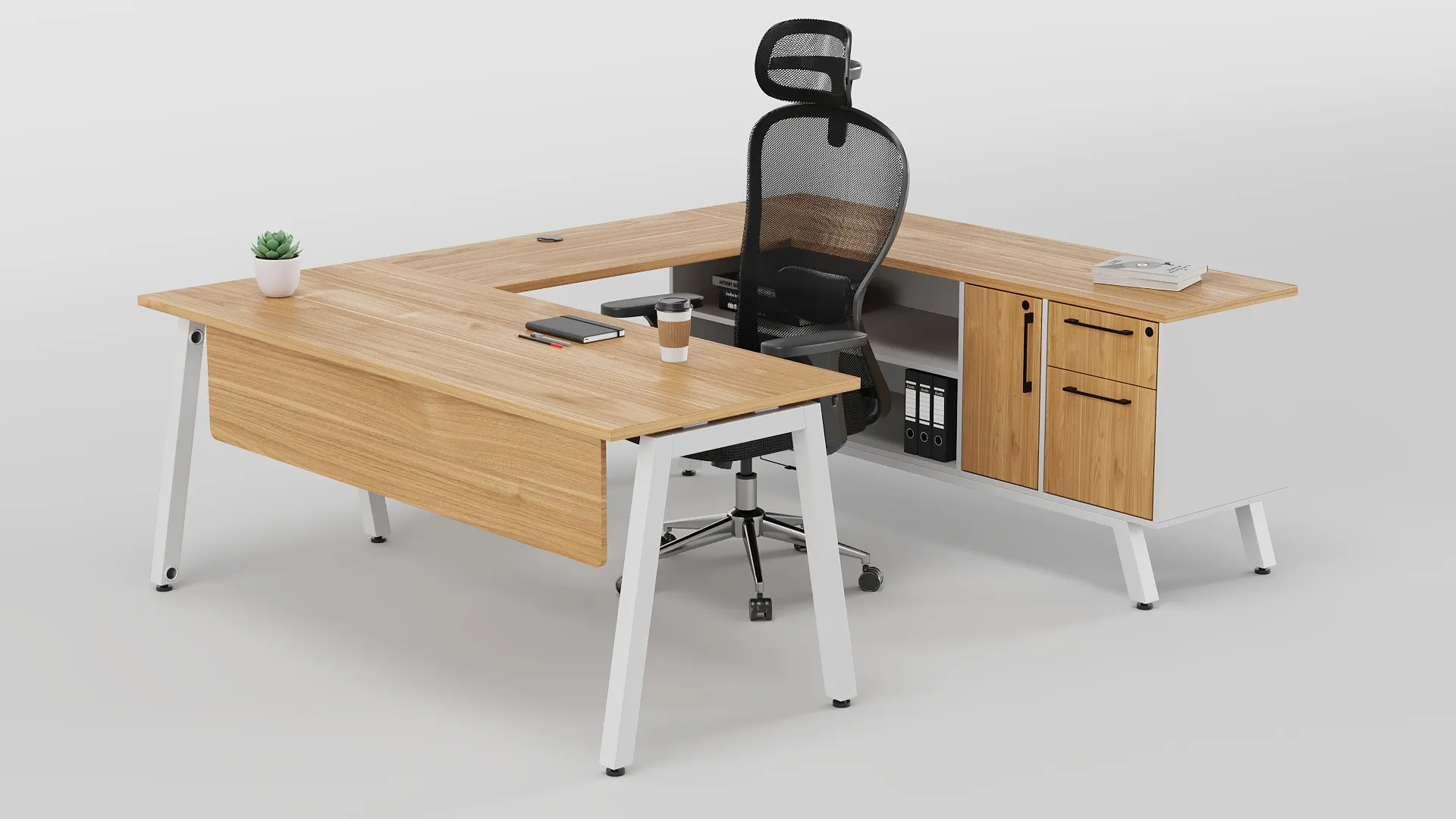 Escritorio Ejecutivo Rome Credenza